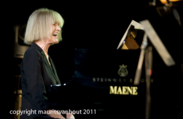 Carla Bley live op Jazz Middelheim 2011. copyright maurits van hout